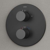 Душевой комплект Sancos Etna SC9010MB С ВНУТРЕННЕЙ ЧАСТЬЮ, черный матовый