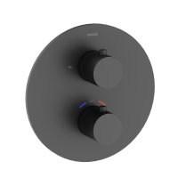 Душевой комплект Sancos Etna SC9010MB С ВНУТРЕННЕЙ ЧАСТЬЮ, черный матовый