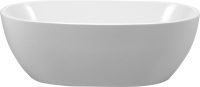 Акриловая ванна BelBagno BB69-1700-W0 170x80 см, отдельностоящая, белая, овальная, на ножках, с донным клапаном