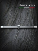 Душевой трап (лоток) AltroBagno Stella 071222 Ni (60) 60 см, решетка никель, с сифоном