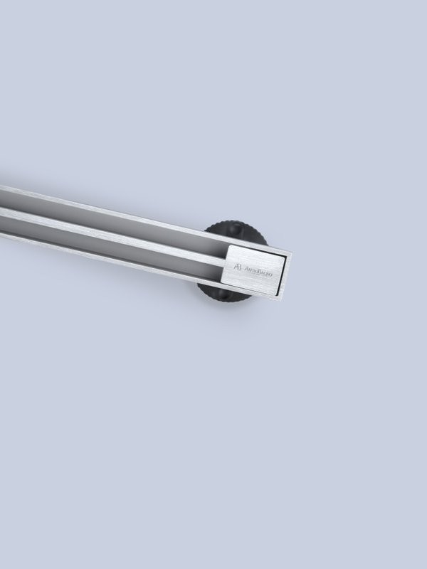 Душевой трап (лоток) AltroBagno Stella 071222 Ni (60) 60 см, решетка никель, с сифоном