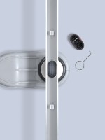 Душевой трап (лоток) AltroBagno Stella 071222 Ni (60) 60 см, решетка никель, с сифоном