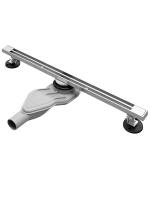 Душевой трап (лоток) AltroBagno Stella 071222 Ni (60) 60 см, решетка никель, с сифоном