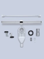 Душевой трап (лоток) AltroBagno Stella 071222 Ni (60) 60 см, решетка никель, с сифоном