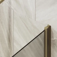 Шторка на ванну Maybahglass MGV-777-2 60x140, профиль бронза, стекло бронза