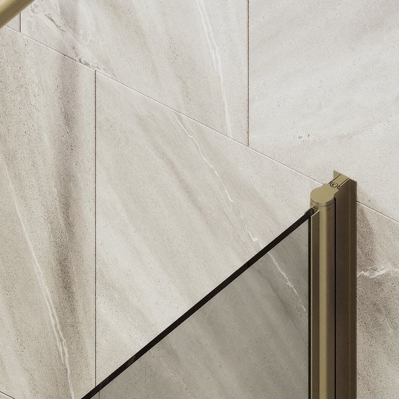 Шторка на ванну Maybahglass MGV-777-2 60x140, профиль бронза, стекло бронза