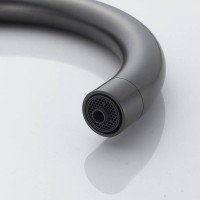 Смеситель для кухни с подключением фильтра Shevanik S428T, оружейная сталь