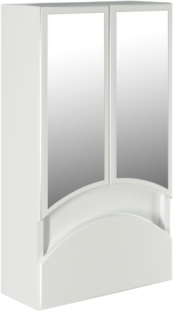Зеркало-шкаф Mixline Радуга 46 подвесной, белый