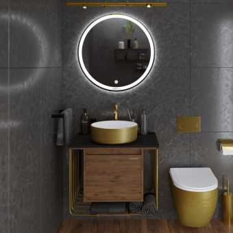 Мебель для ванной Grossman Винтаж 70 веллингтон, металл золото, раковина GR-5010GW