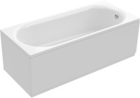 Акриловая ванна Cezares Piave 170x75 см, пристенная, белая, с каркасом