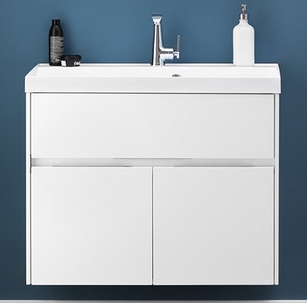 Тумба под раковину Aquanet Латина 80 белая