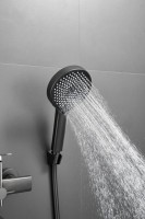 Смеситель с длинным изливом для ванны BELZ B813 B22813-3 оружейная сталь