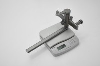 Смеситель с длинным изливом для ванны BELZ B813 B22813-3 оружейная сталь