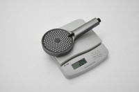 Смеситель с длинным изливом для ванны BELZ B813 B22813-3 оружейная сталь