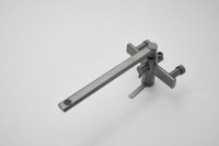 Смеситель с длинным изливом для ванны BELZ B813 B22813-3 оружейная сталь