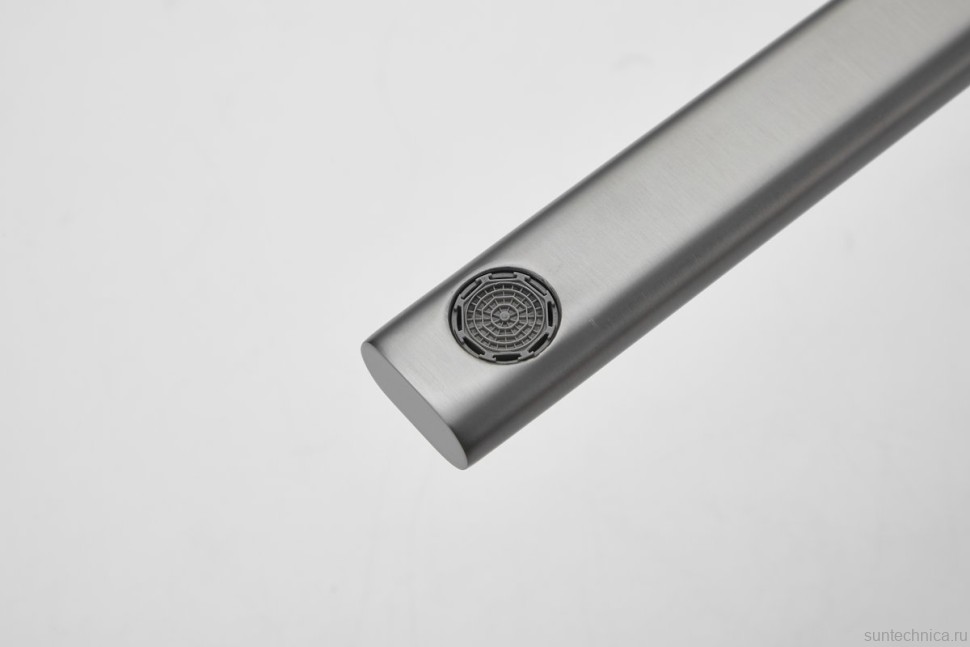 Смеситель с длинным изливом для ванны BELZ B813 B22813-3 оружейная сталь