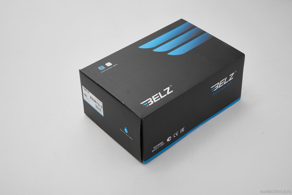 Смеситель с длинным изливом для ванны BELZ B813 B22813-3 оружейная сталь