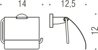 Держатель туалетной бумаги Colombo Design Basic В2791 Держатель туалетной бумаги Colombo Design Basic В2791