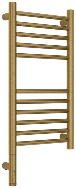 Полотенцесушитель электрический Сунержа Богема 3.1 051-6004-6030 70x35 см, подключение слева, состаренная латунь, лесенка
