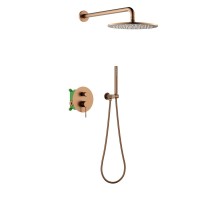 Душевой комплект Timo Saona SX-2369/19SM С ВНУТРЕННЕЙ ЧАСТЬЮ, розовое золото