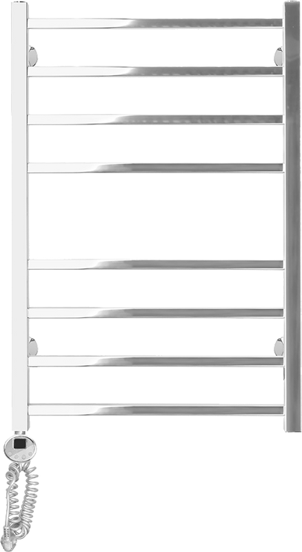 Полотенцесушитель электрический Domoterm Квадро П8 50x80 EL, хром, L