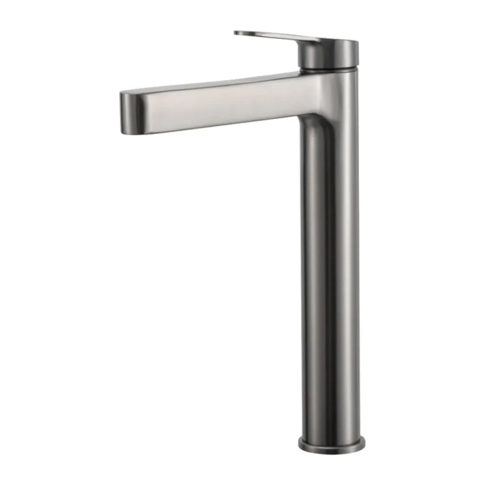 Смеситель для раковины Gappo G99-39 G1099-89 оружейная сталь