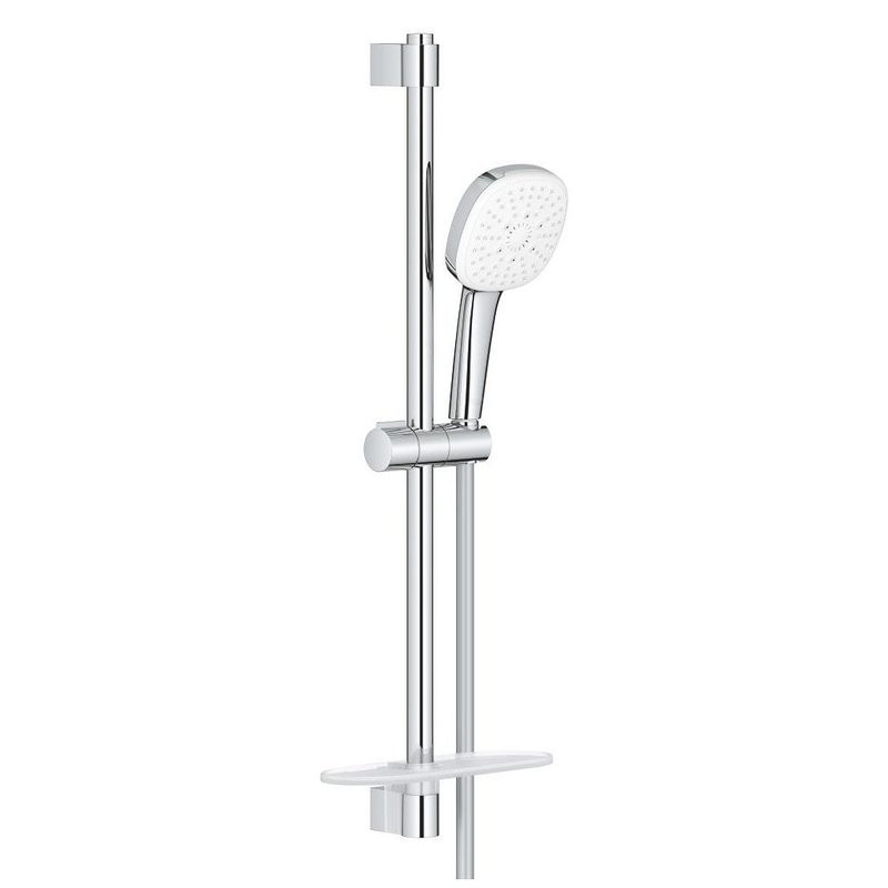 Душевой гарнитур GROHE Tempesta Cube 110 со штангой 60 см и полочкой (27929003)