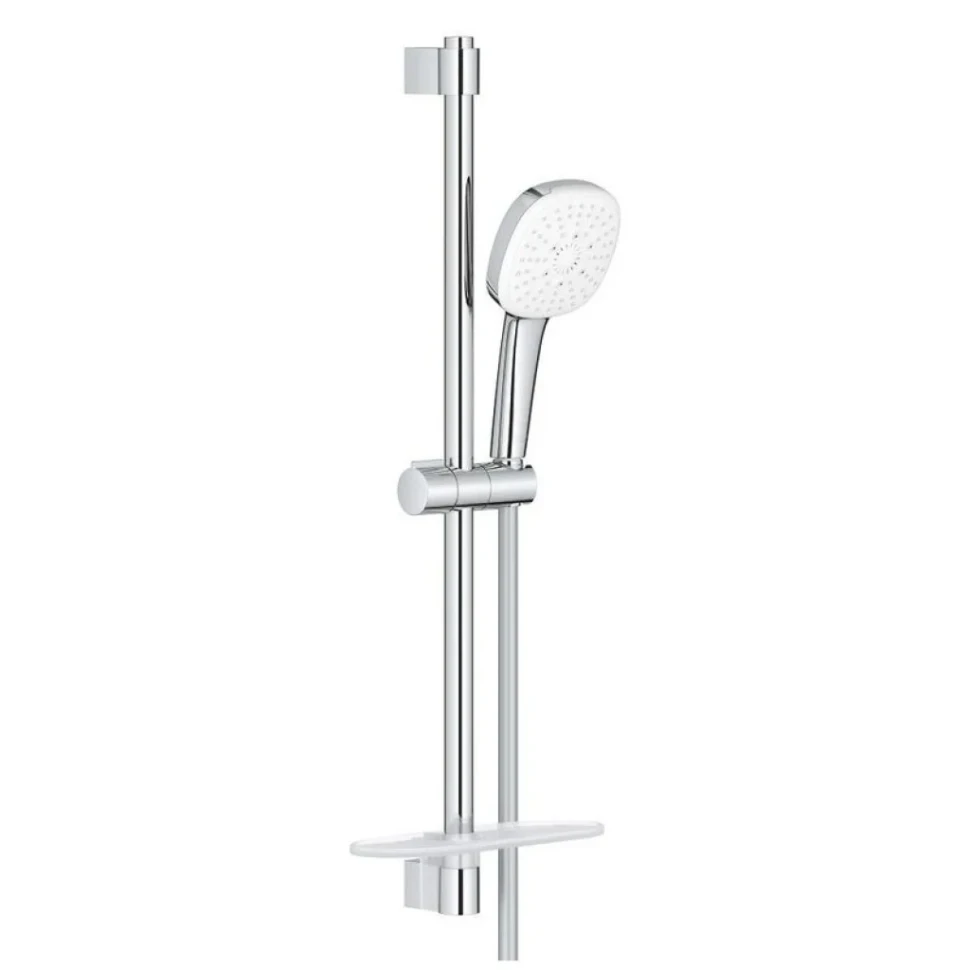 Душевой гарнитур GROHE Tempesta Cube 110 со штангой 60 см и полочкой (27929003)