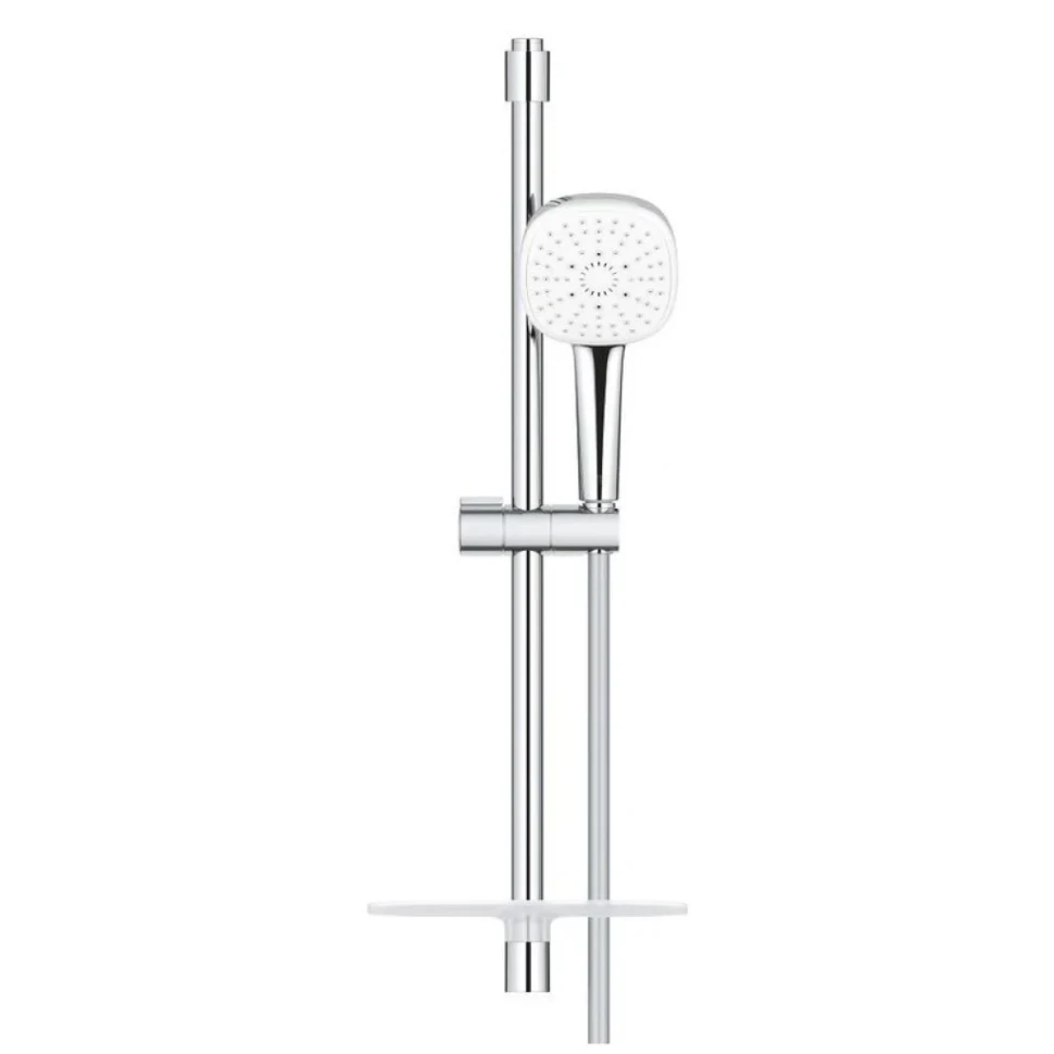 Душевой гарнитур GROHE Tempesta Cube 110 со штангой 60 см и полочкой (27929003)