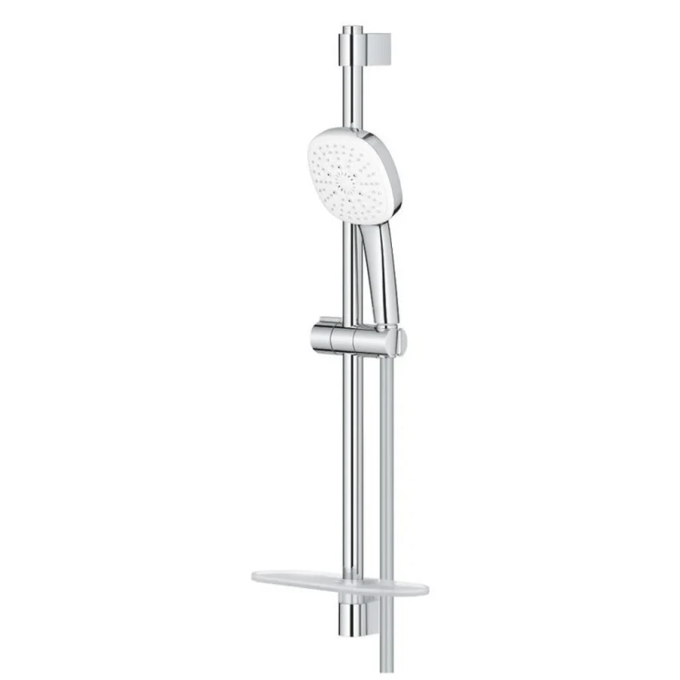 Душевой гарнитур GROHE Tempesta Cube 110 со штангой 60 см и полочкой (27929003)