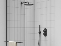 Термостатический смеситель встраиваемый Ravak Espirit ES 063.20BLM.O2.RB07C С ВНУТРЕННЕЙ ЧАСТЬЮ, для ванны с душем, матовый черный