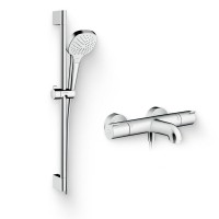 Душевой комплект Термостат Hansgrohe Ecostat 1001 CL ВМ 13201000 для ванны с душем + Гарнитур Croma Select E Vario 26582400