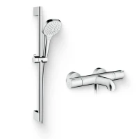 Душевой комплект Термостат Hansgrohe Ecostat 1001 CL ВМ 13201000 для ванны с душем + Гарнитур Croma Select E Vario 26582400