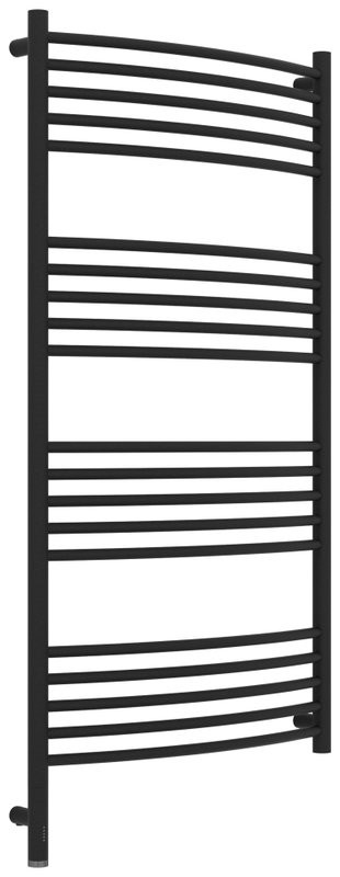 Полотенцесушитель электрический Сунержа Богема 3.1 15-6002-1260 130x65 см, подключение слева, темный титан муар, лесенка