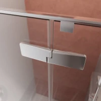 Душевая дверь в нишу Cezares Liner B-12 R 100 см, профиль хром, стекло прозрачное