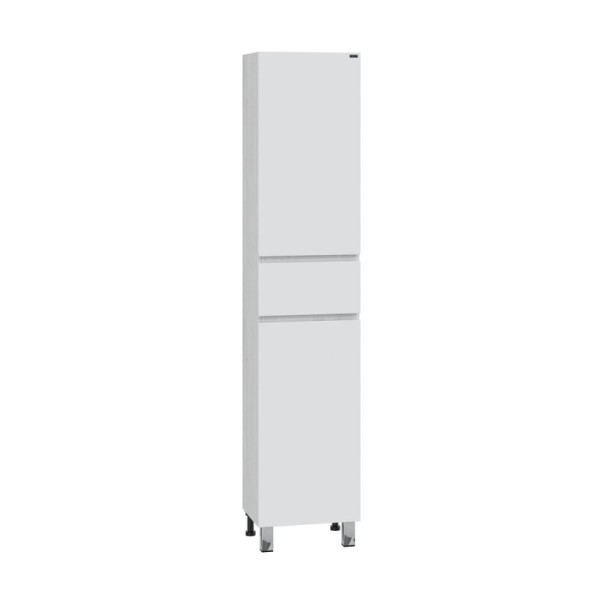 Шкаф пенал для ванной СаНта Марс 40 напольный, светлый