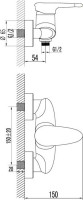 Смеситель для душа Lemark Status LM4403C