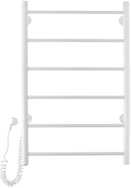 Полотенцесушитель электрический Domoterm Классик DMT 109-6 50х80, белый, L