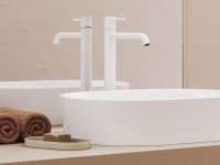 Смеситель для раковины Ravak Espirit ES 015.11 WV BeCool, белый вельвет