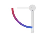 Смеситель для раковины Ravak Espirit ES 015.11 WV BeCool, белый вельвет