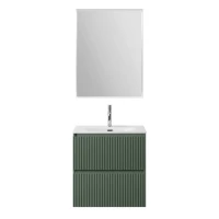 Мебель для ванной комнаты BelBagno Uno-mini 50 подвесная, 2 ящика, матовая еловая