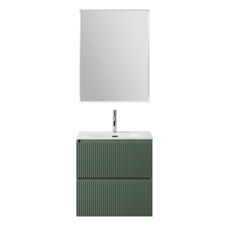 Мебель для ванной комнаты BelBagno Uno-mini 50 подвесная, 2 ящика, матовая еловая