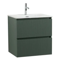 Мебель для ванной комнаты BelBagno Uno-mini 50 подвесная, 2 ящика, матовая еловая
