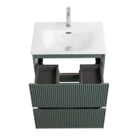 Мебель для ванной комнаты BelBagno Uno-mini 50 подвесная, 2 ящика, матовая еловая