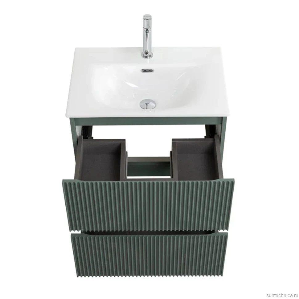 Мебель для ванной комнаты BelBagno Uno-mini 50 подвесная, 2 ящика, матовая еловая