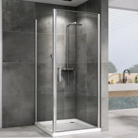 Душевой уголок Abber Sonnenstrand AG04100-S70 70x100, профиль хром, стекло прозрачное