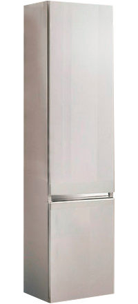 Шкаф пенал для ванной Sanvit Кубэ белый глянец