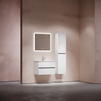 Мебель для ванной комнаты Sancos Urban 70 белый глянец, раковина белая