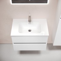 Мебель для ванной комнаты Sancos Urban 70 белый глянец, раковина белая