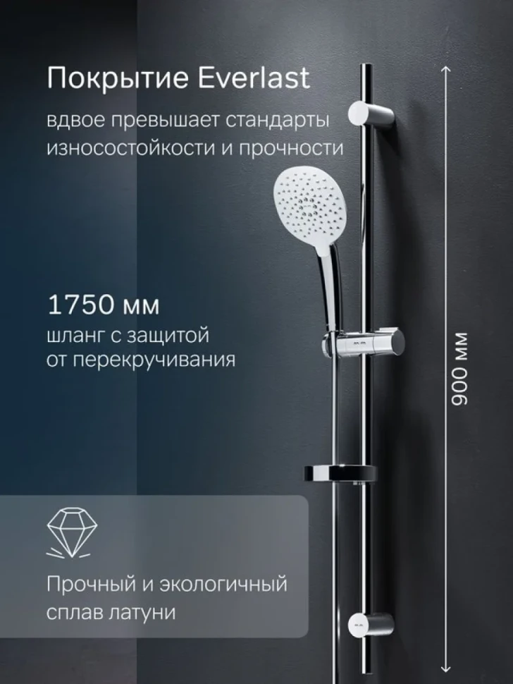 Душевой гарнитур AM.PM Spirit V2.0 F0170A000